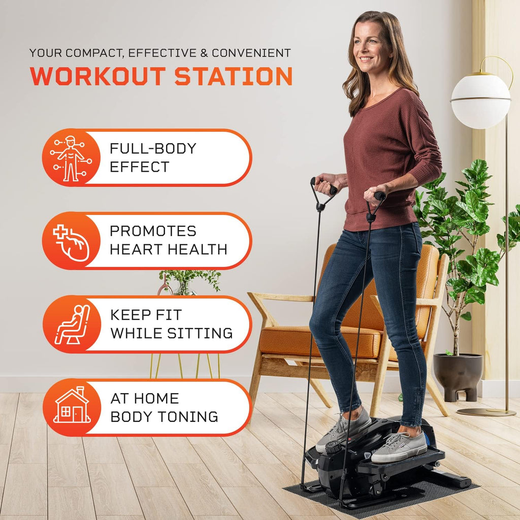 Under Desk Elliptical Machine with Adjustable Resistance R7868