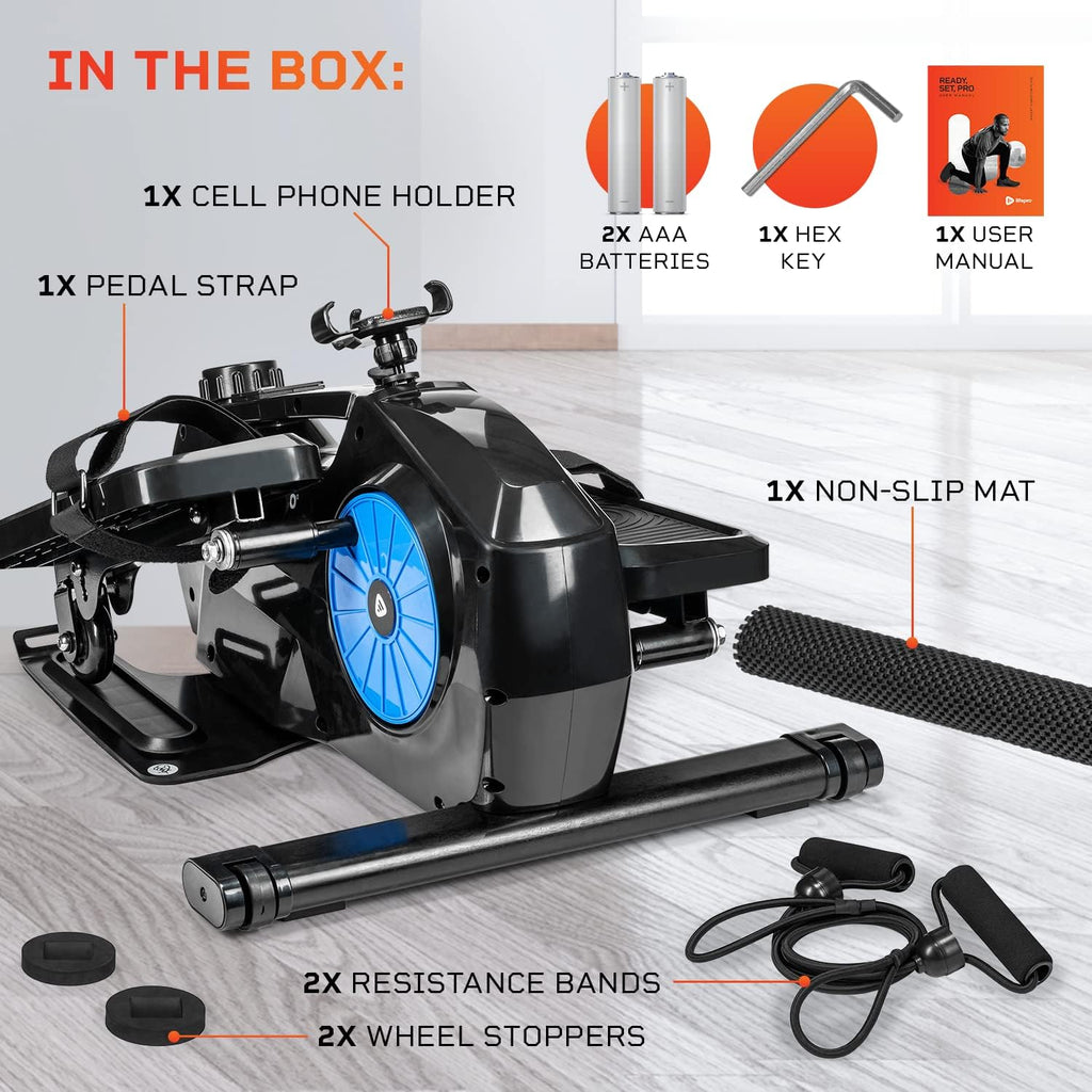 Under Desk Elliptical Machine with Adjustable Resistance R7868