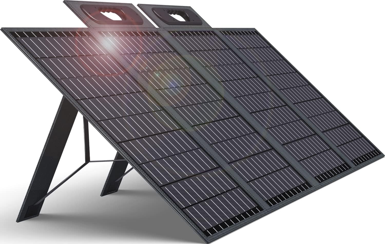100W Foldable Solar Panel Kit with Adjustable Kickstand L274