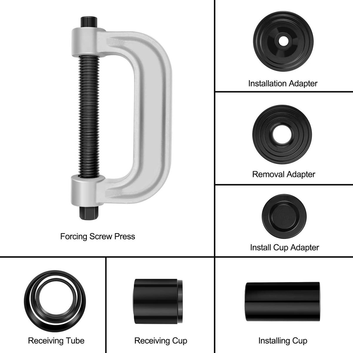 10PCs Ball Joint Press Kit with 4x4 Adapters U786265