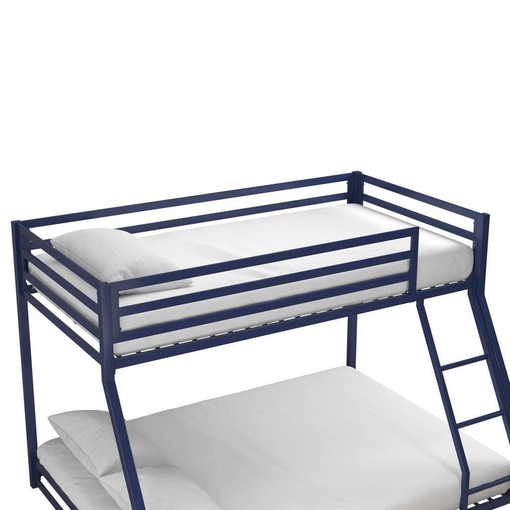 Twin/Full Metal Bunk Bed Blue D662722