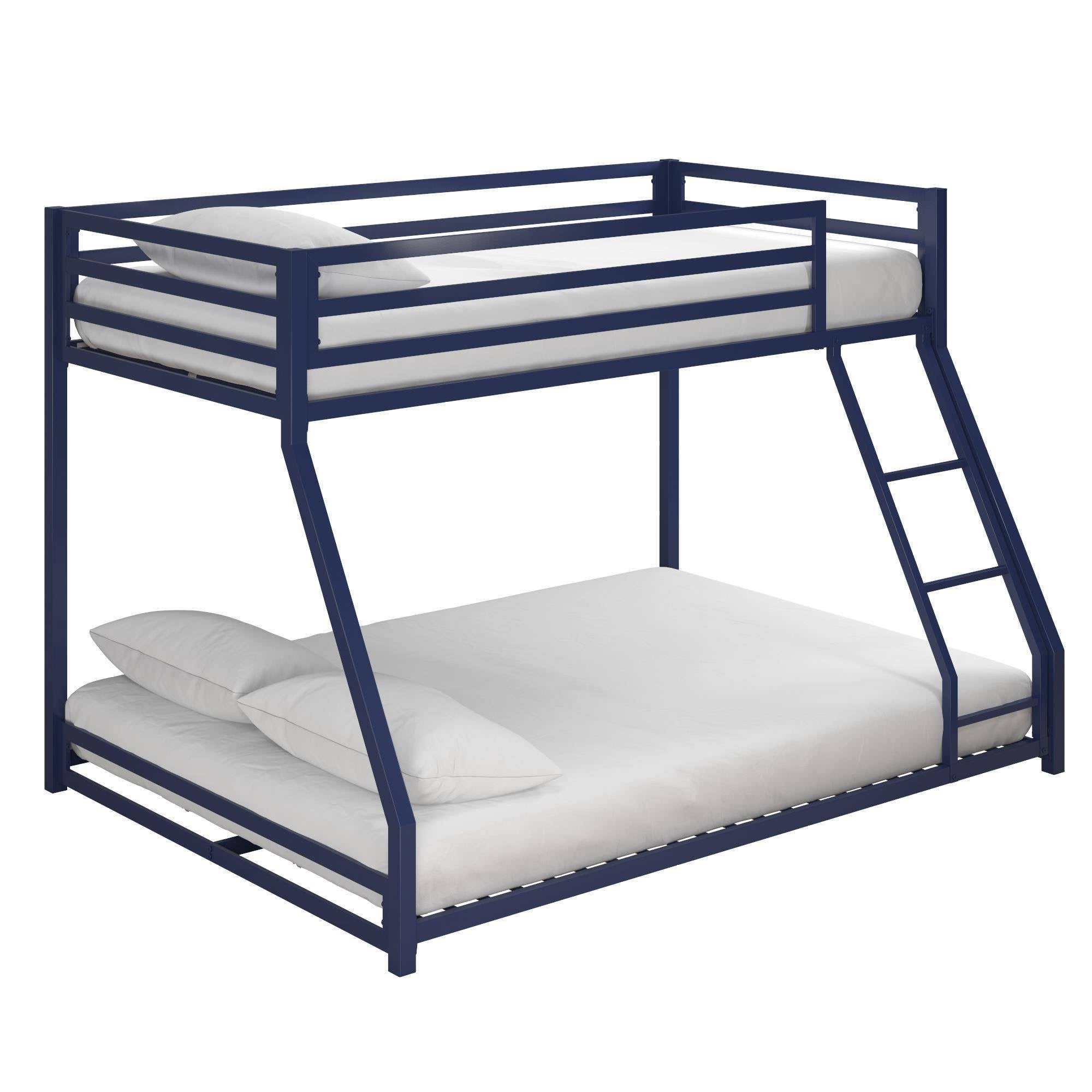 Twin/Full Metal Bunk Bed Blue D662722