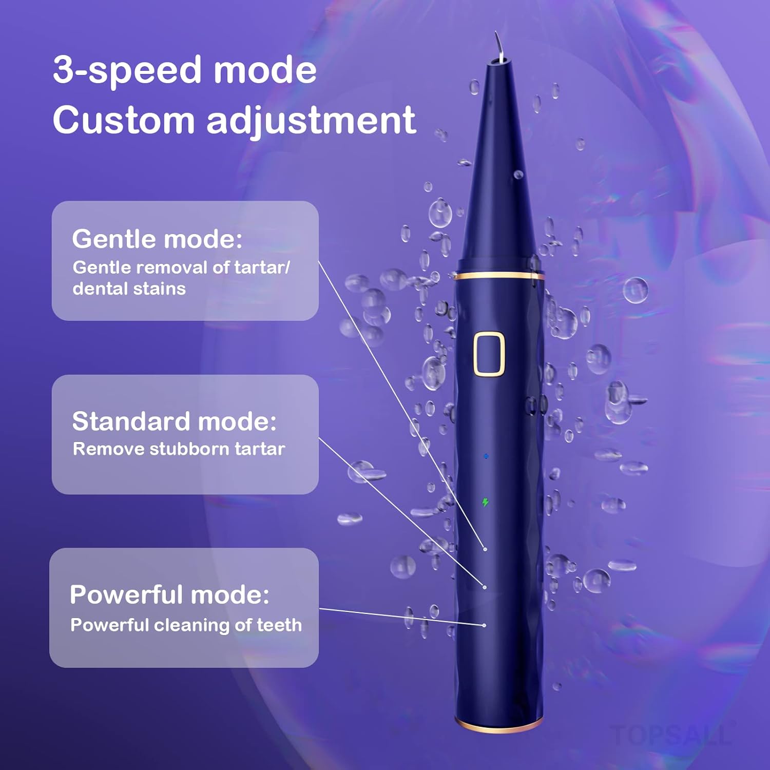 1080P HD WiFi Camera Electric Tooth Cleaner Calculus Remover, Pack of 2 K7038