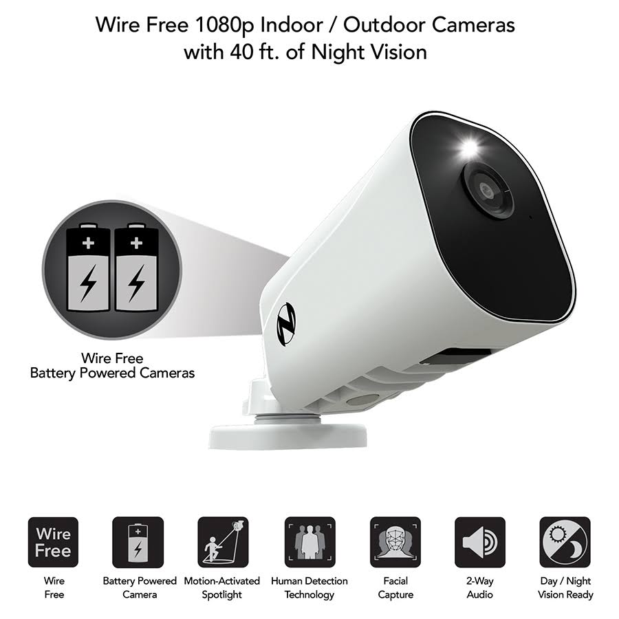 10-Channel NVR Security System with 3 Cameras Q8868