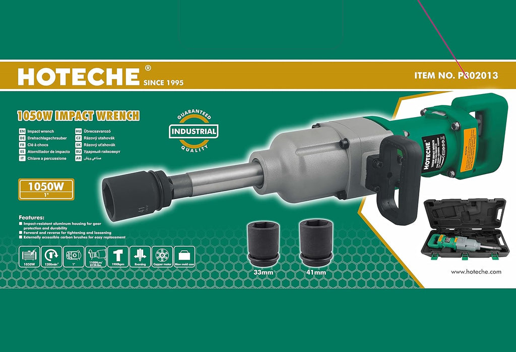 1 inch Electric Impact Wrench with Carry Case B14783