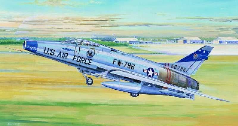 1/32 F100D Super Sabre Attack Fighter K196