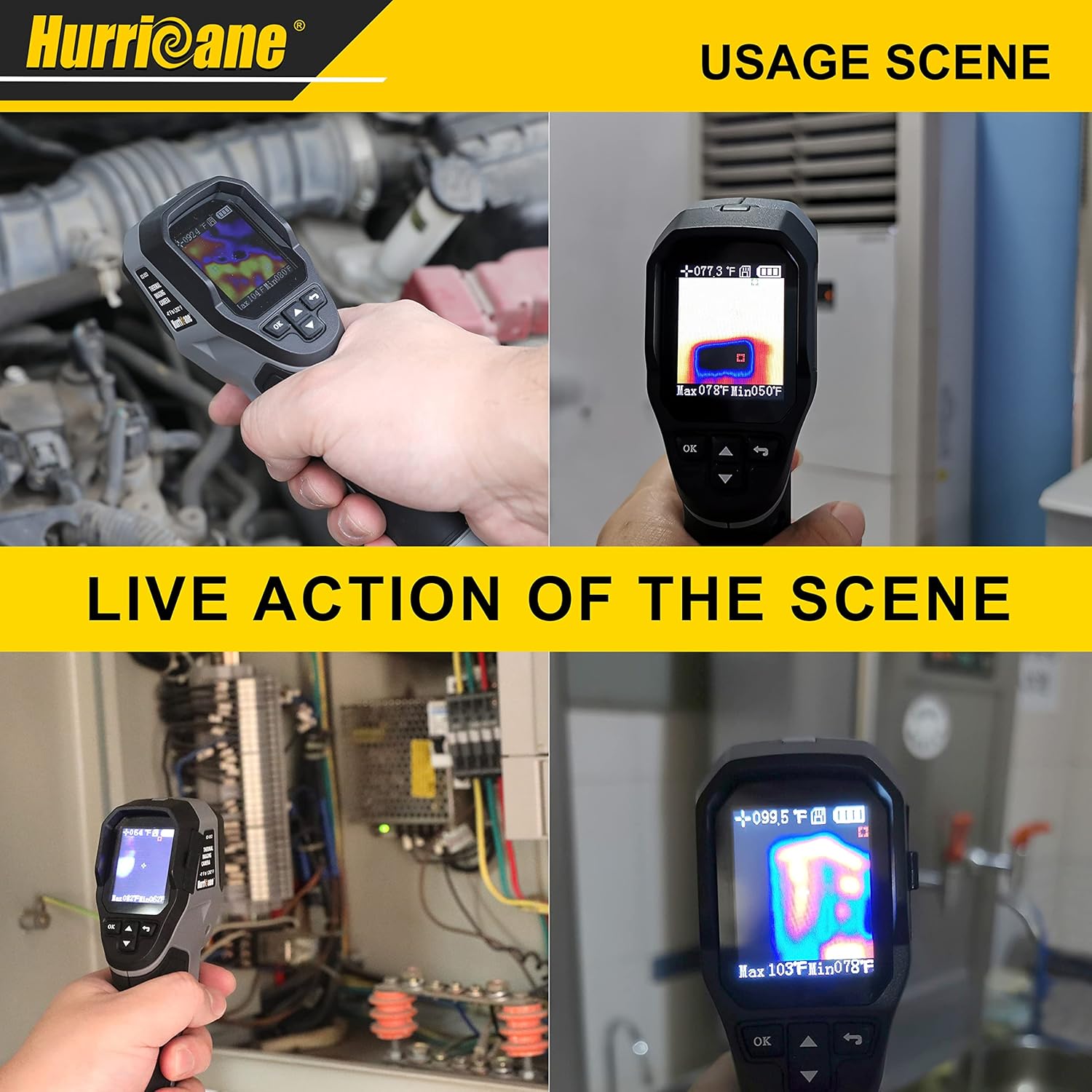 1.8 LCD Handheld Infrared Thermal Imaging Camera V3159