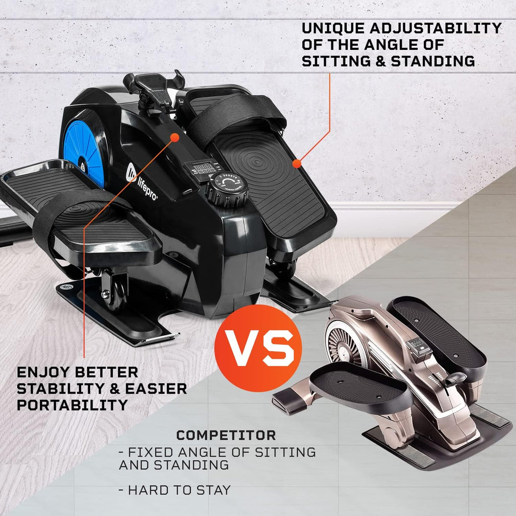 Under Desk Elliptical Machine with Adjustable Resistance R7868