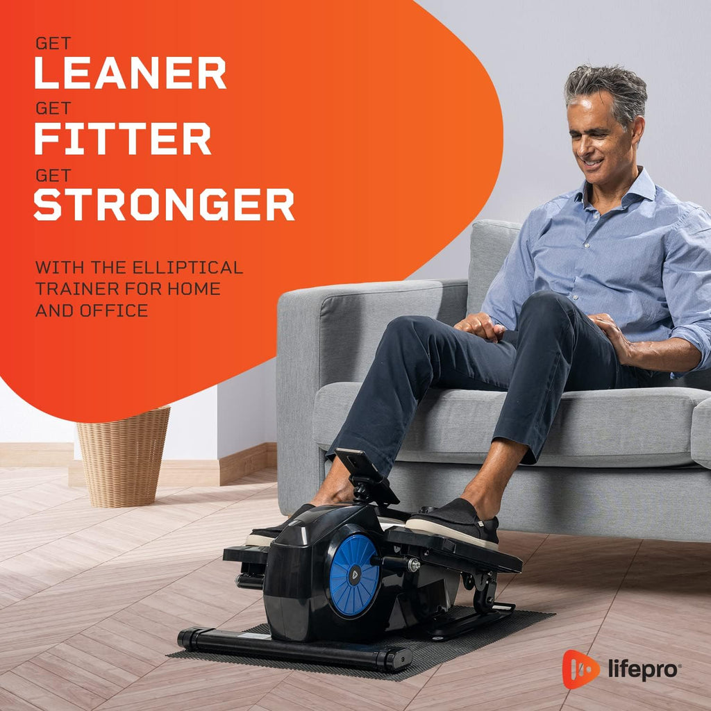 Under Desk Elliptical Machine with Adjustable Resistance R7868