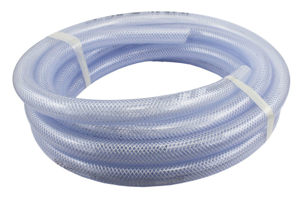 100 Ft x 3/8" ID Heavy Duty Clear PVC Tubing H358835