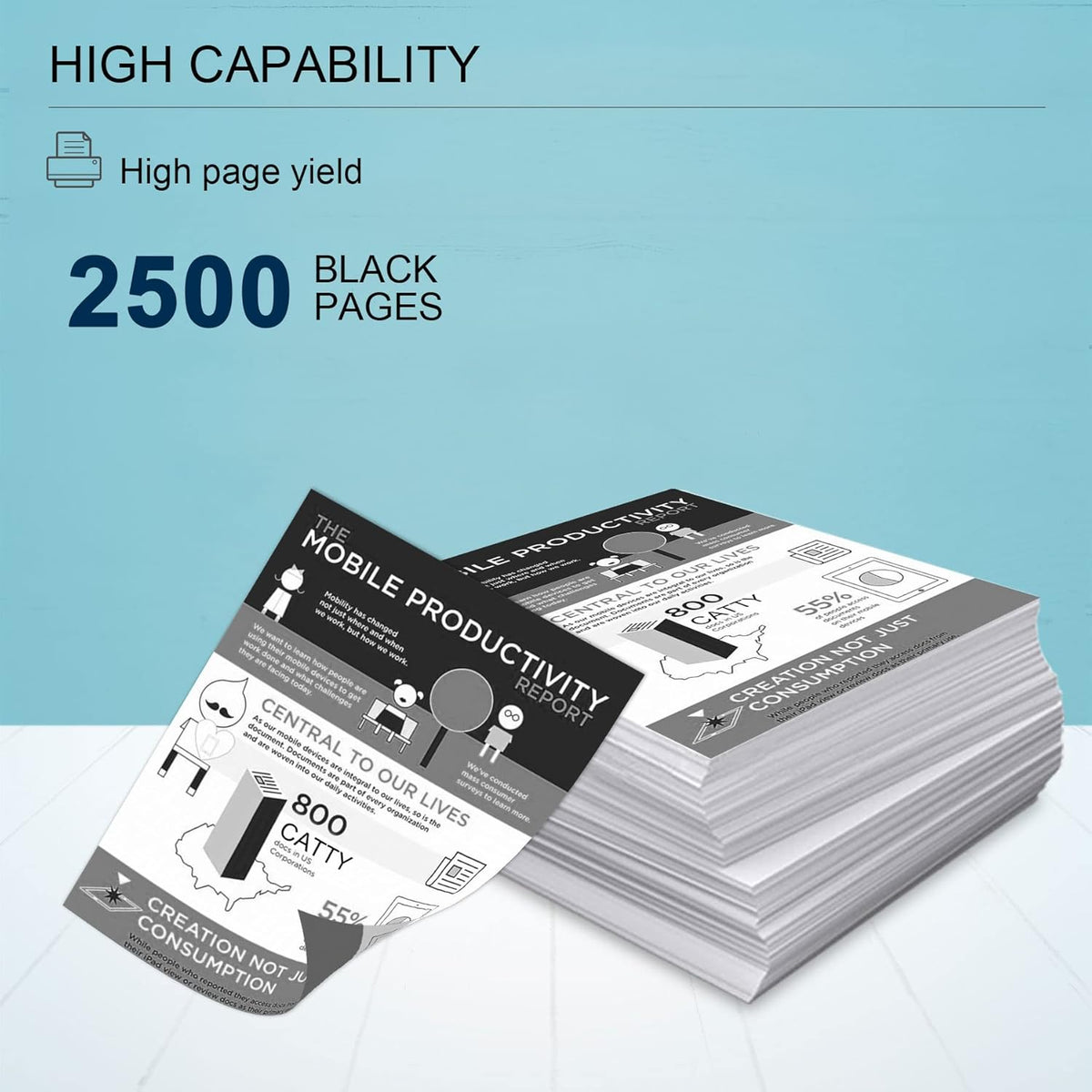 1 Pack Black Toner Cartridge for M1522n M1523nf M1120 MFP P1505 P1505n Printer P120