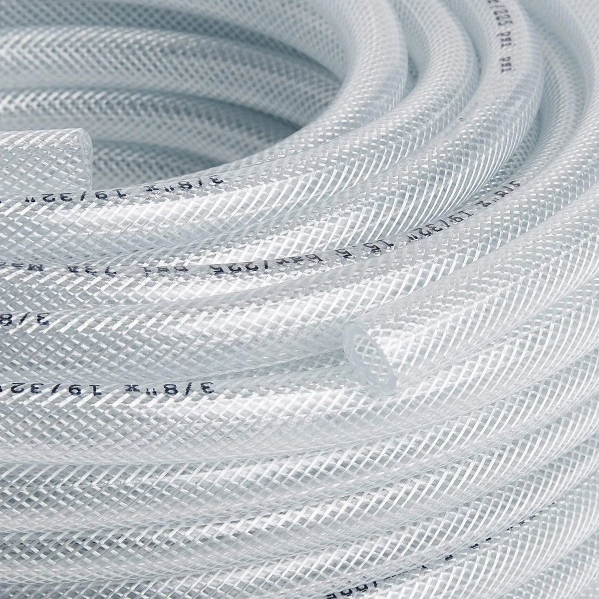100 Ft x 3/8" ID Heavy Duty Clear PVC Tubing H358835