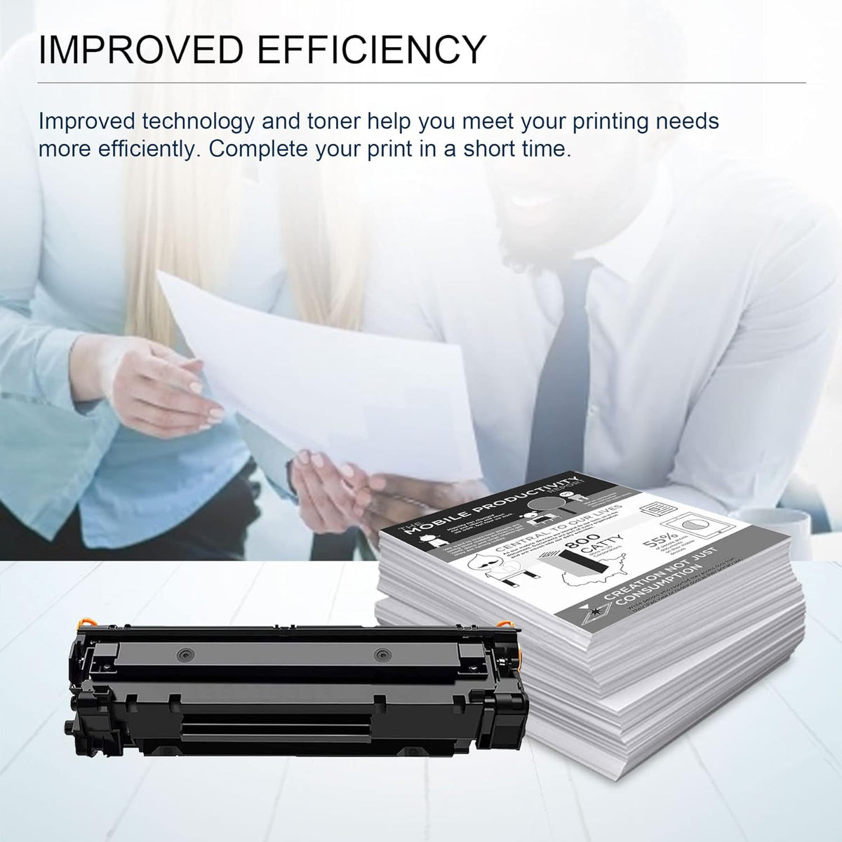 1 Pack Black Toner Cartridge for M1522n M1523nf M1120 MFP P1505 P1505n Printer P120