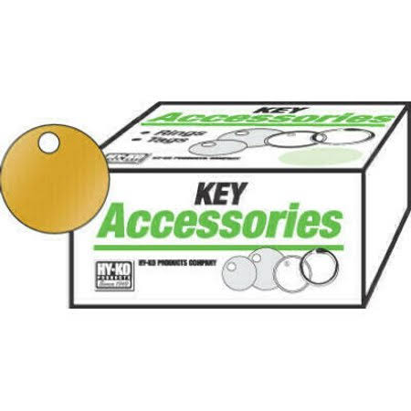 100 Pack 1-3/8 inch Brass Key Tag R695775