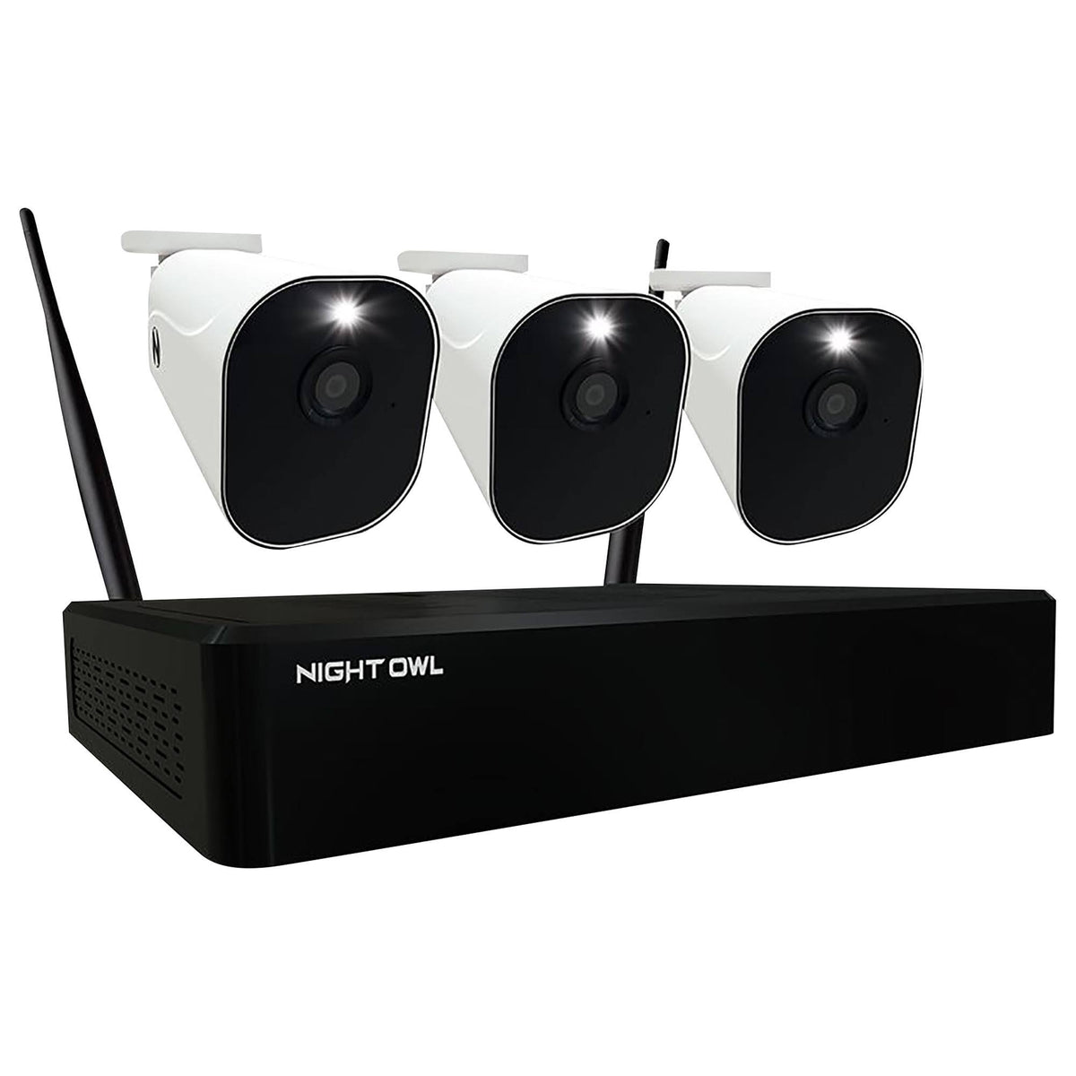 10-Channel NVR Security System with 3 Cameras Q8868