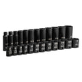 3/8 in. Drive SAE Shallow and Deep Impact Socket Set (24-Piece) H465630