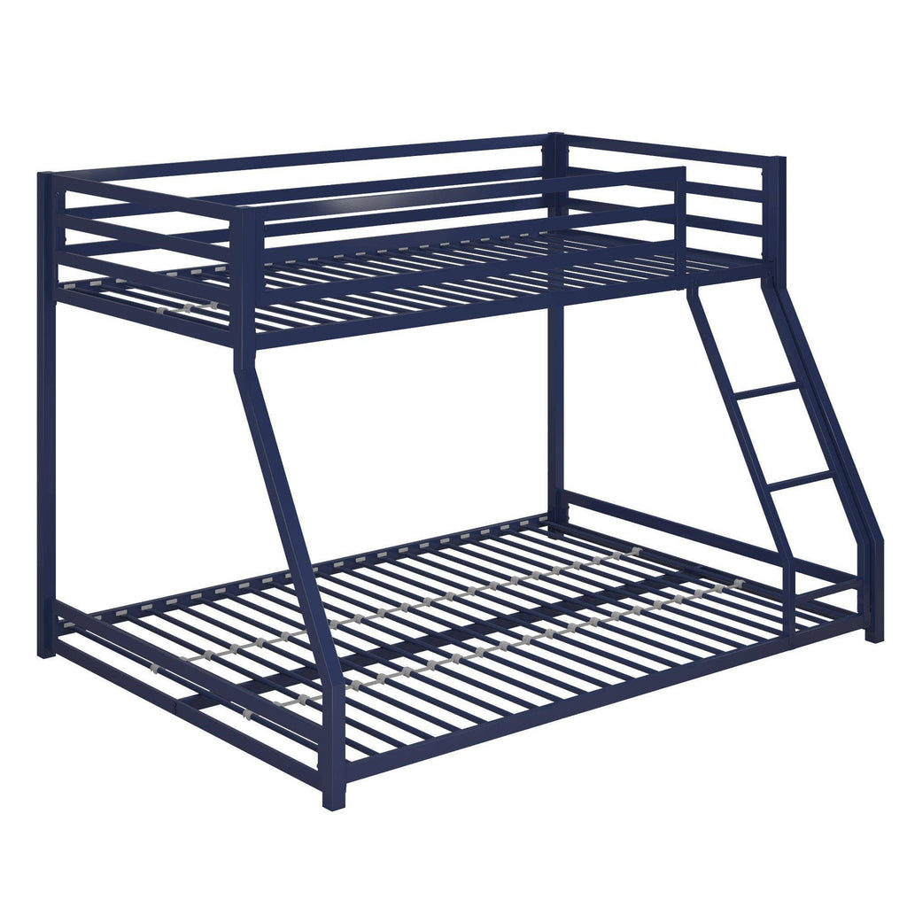 Twin/Full Metal Bunk Bed Blue D662722