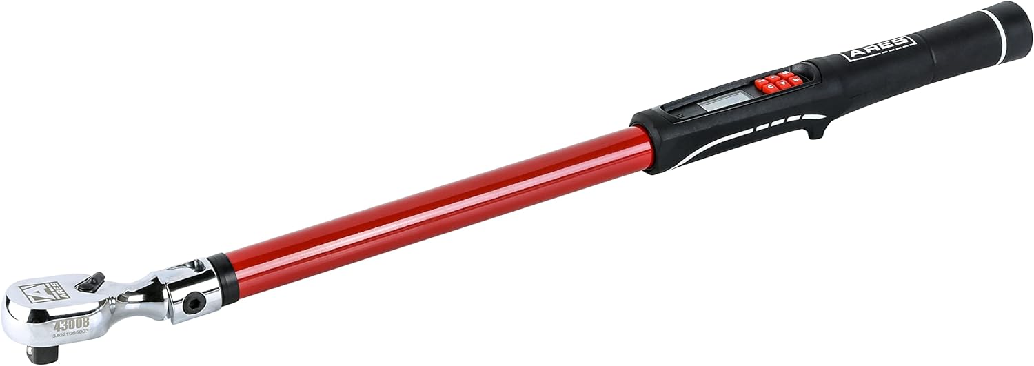 1/2-Inch Drive Flex Head Electronic Digital Torque and Torque Angle Wrench, 25-250 ft/lbs S4626
